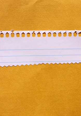 Close up of note paper for background の写真素材