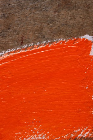 Close up of cardboard with brush lines の写真素材