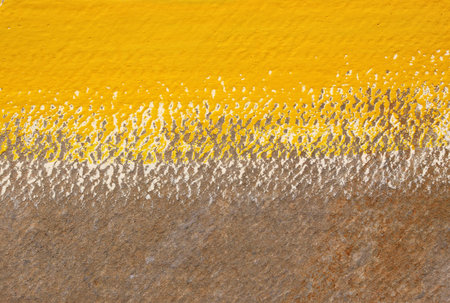 Close up of cardboard with brush lines の写真素材