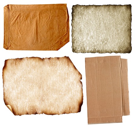 Close up of old Vintage Paper for backgroundの写真素材