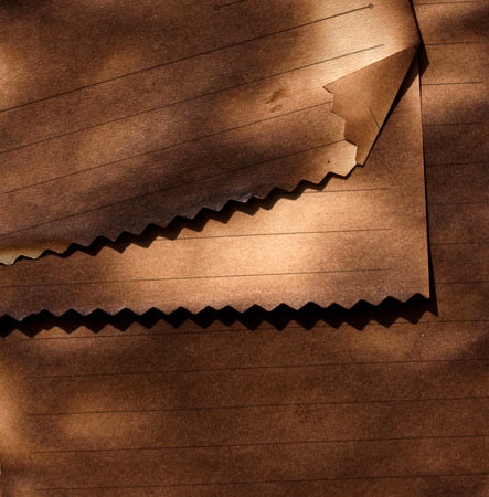 Close up of Old papers for background 