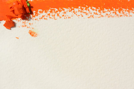   Close up of color oil  pastel linesの写真素材