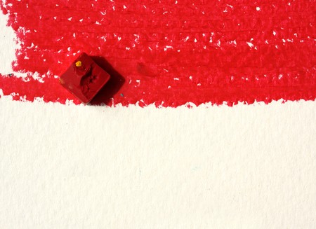 Close up of color oil  pastel lines  の写真素材