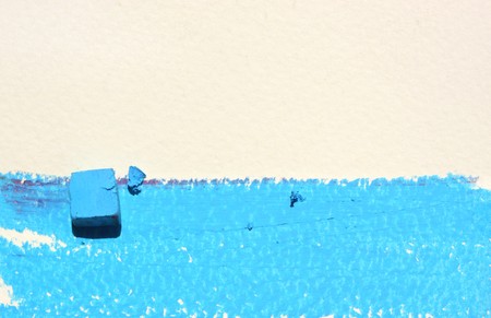 Close up of color oil  pastel の写真素材