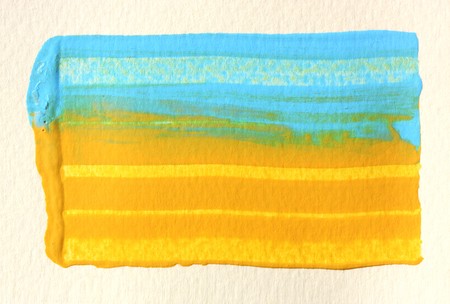 Close up of cardboard with brush lines の写真素材