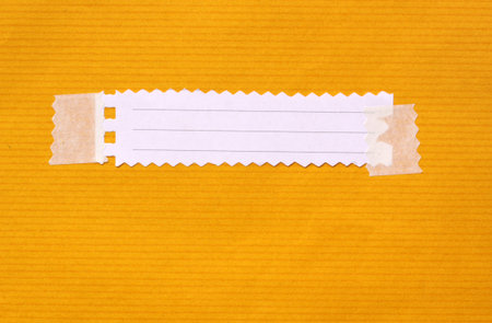 Close up of note paper for background