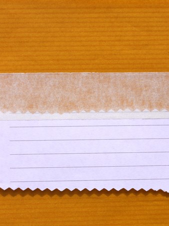 Close up of note paper for backgroundの写真素材