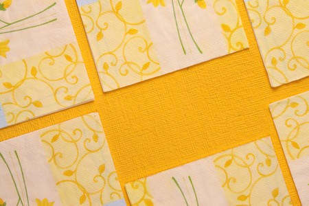 Close up of handmade  papersの写真素材