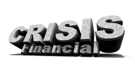 Crisis over white , 3D artの写真素材