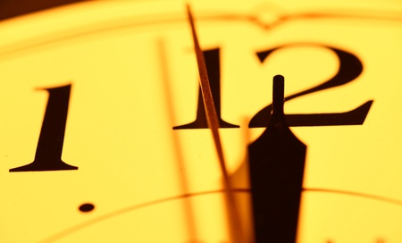 Close up of Old style alarm clockの写真素材