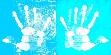 Hand Printの写真素材