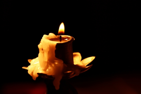 Close up of Candle lightの写真素材