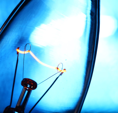 Close up of  Tungsten Bulbの写真素材