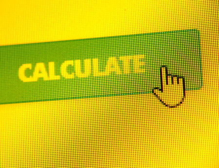Close up of web Icon on LED screen