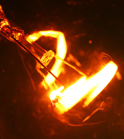 Close up of  Tungsten Bulb