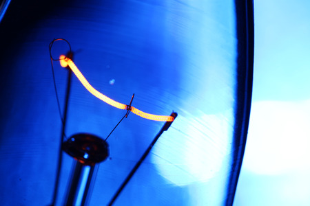 Close up of  Tungsten Bulbの写真素材