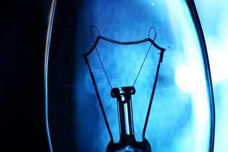 Close up of  Tungsten Bulbの写真素材