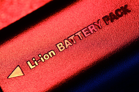 Close up of a battery packの写真素材