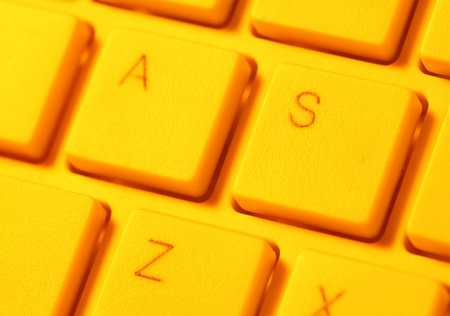 Close up of a computer keyboard