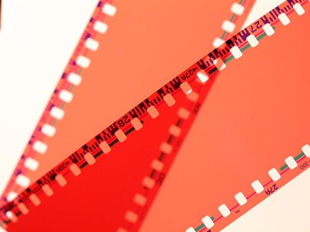 Close up of Old Negative filmsの写真素材