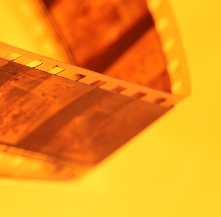 Old 35mm movie Film reelの写真素材