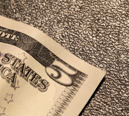 Close up of US dollar