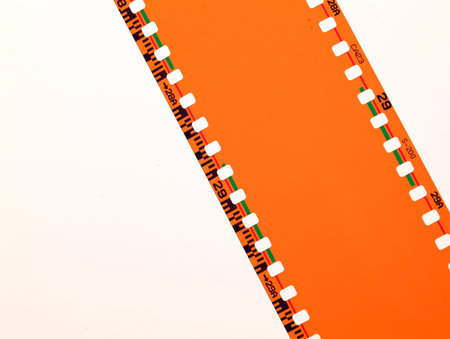 Close up of Old Negative films