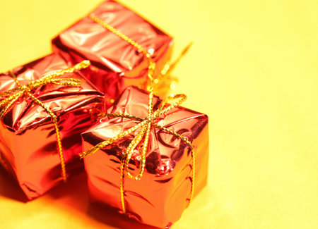 Close up shot of a Gift Box