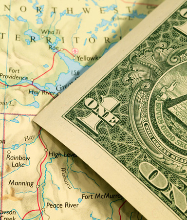 Close up of US dollarの写真素材