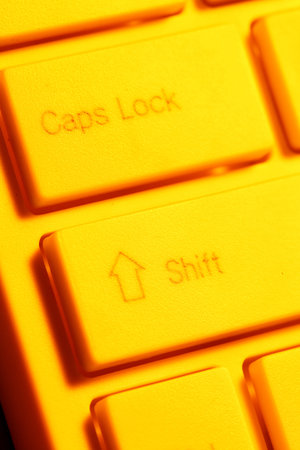 Close up of a computer keyboard