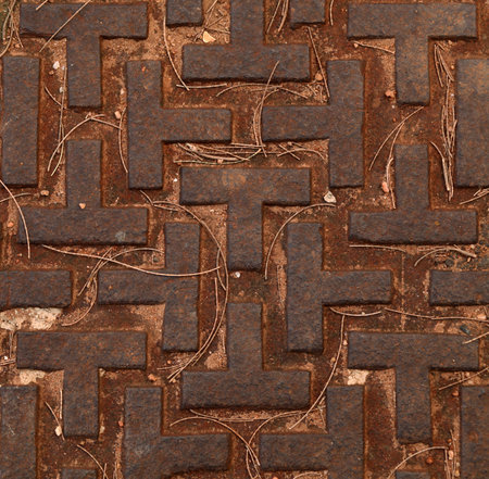 Close up of a Rusty Old Texture