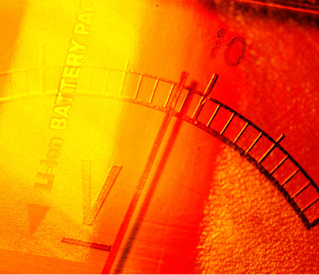 Electric multi meter close up shot