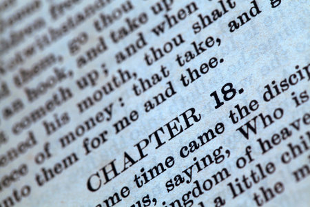 Close up  of Holy Bible