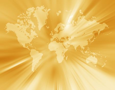 World map,2D digital artのeditorial素材