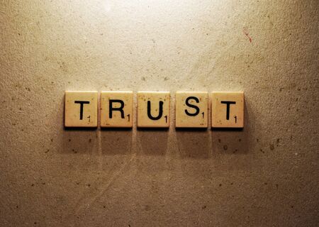 Tax label composed from  lettersの写真素材