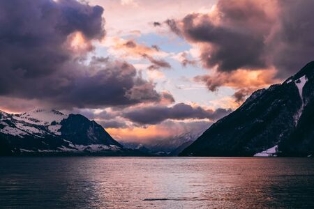 Lake Lucerne, Switzerlandの写真素材