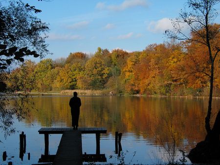 Ruhe am Seeの写真素材