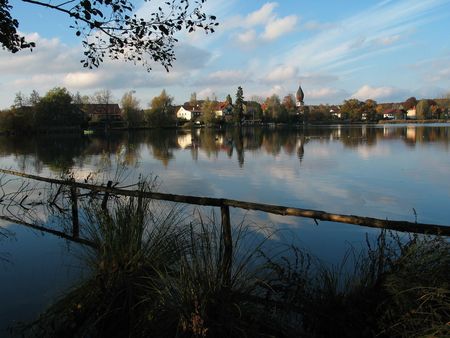 Ruhe am Seeの写真素材