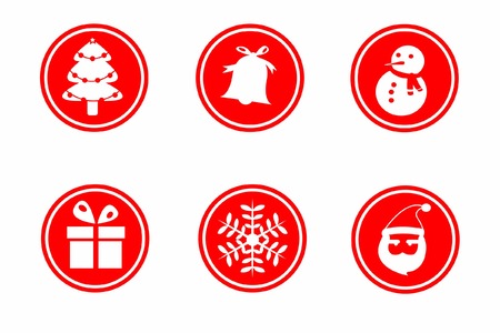 Christmas iconのイラスト素材