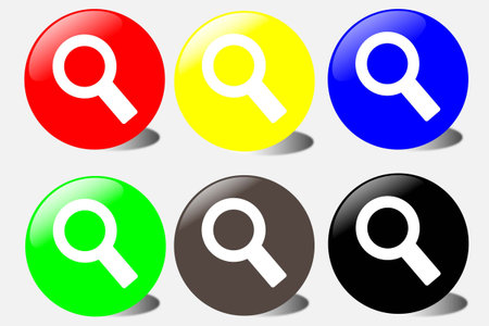 Search buttonのイラスト素材