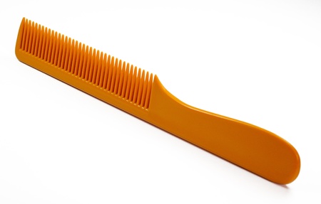 A isolated comb with white backgroundの写真素材