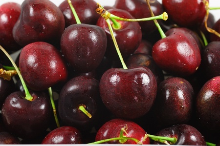 A lot of cherry in this pictureの写真素材