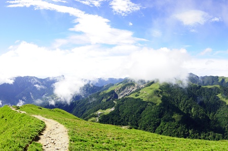 High mountain in Taiwanの写真素材