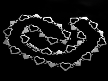 Jewel - Luxury necklace for women - One color backgroundの写真素材