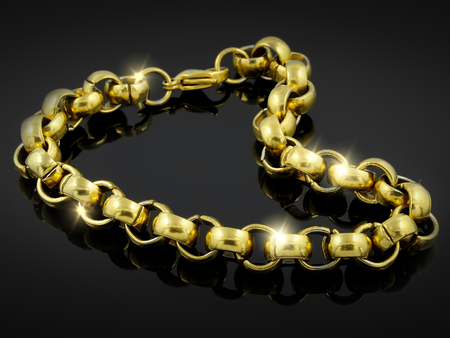 Luxury Ladies Bracelet - One color backgroundの写真素材
