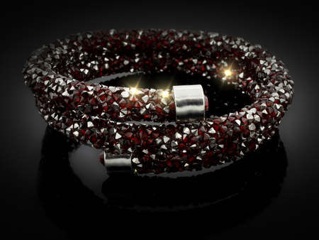 Luxury Ladies Bracelet - One color backgroundの写真素材