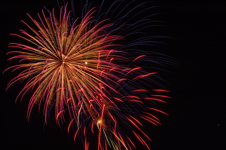 FIREWORKS GOING OFFの写真素材