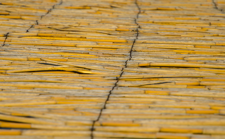 Bamboo fence background, isolated bamboo.の写真素材