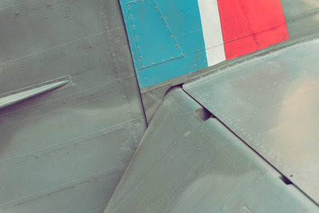 Close up of the vintage airplane Supermarine Spitfireの写真素材