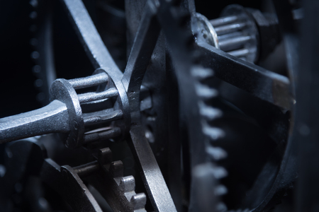 Vintage gears and cogsの写真素材